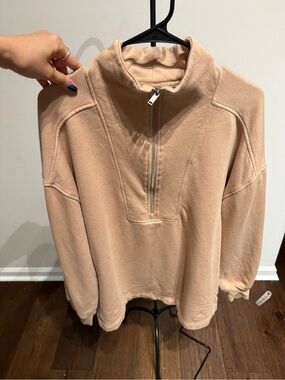 Old Navy Women's Half-Zip Pullover Sweater - Beige